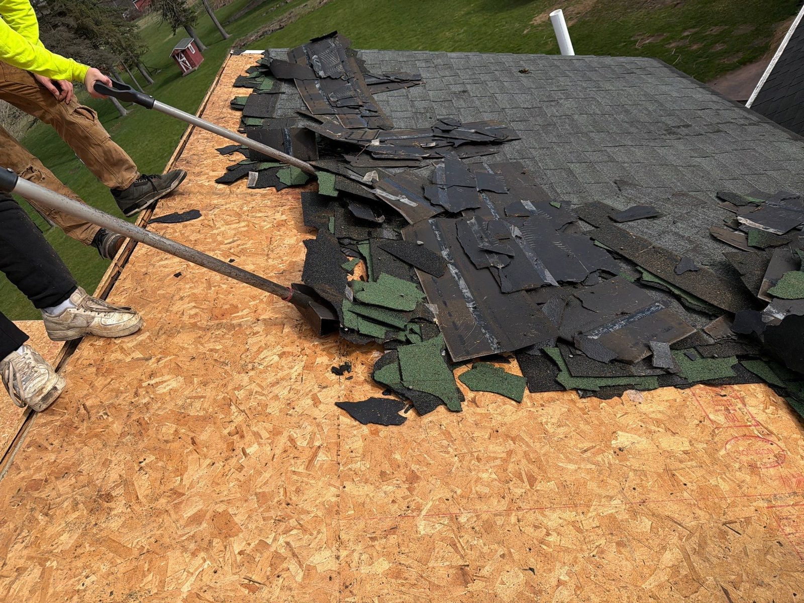 Tear-off and inspection
